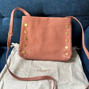 Hammitt Duke sorbet pink gold rivets GUC